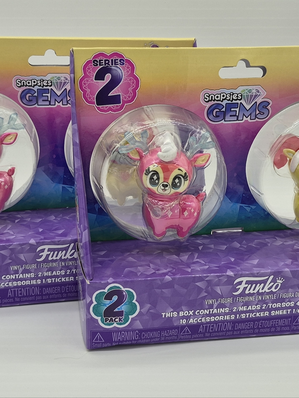 Snapsies Gems Blush Pinky Bundle of 2 New Sealed Funko Toy